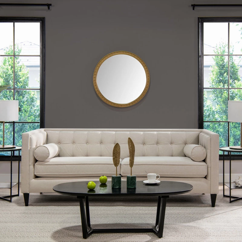 Jack 84" Modern Tuxedo Tufted Sofa, Sky Neutral Beige - Image 8