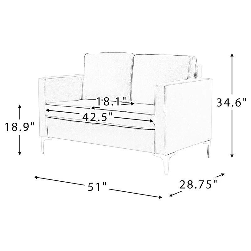 Upholstered Sofa With Loose Back, Fushia - Image 9