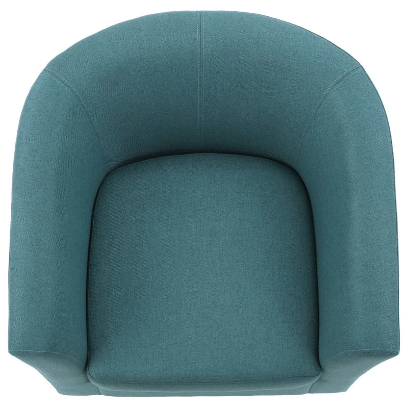 GDF Studio Prescott Tub Design Club Chair, Dark Teal Fabric - Image 7
