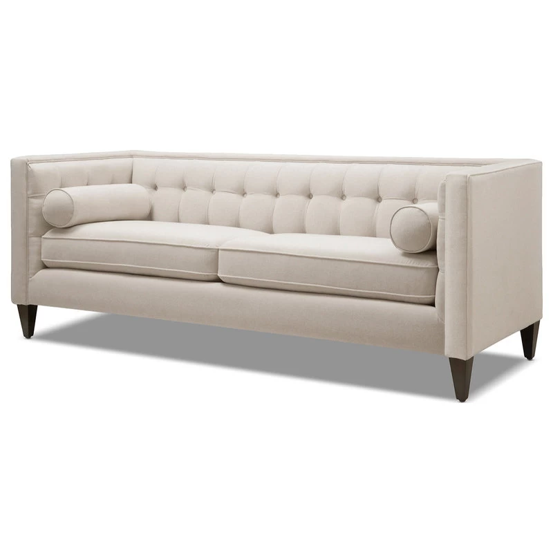 Jack 84" Modern Tuxedo Tufted Sofa, Sky Neutral Beige - Image 6