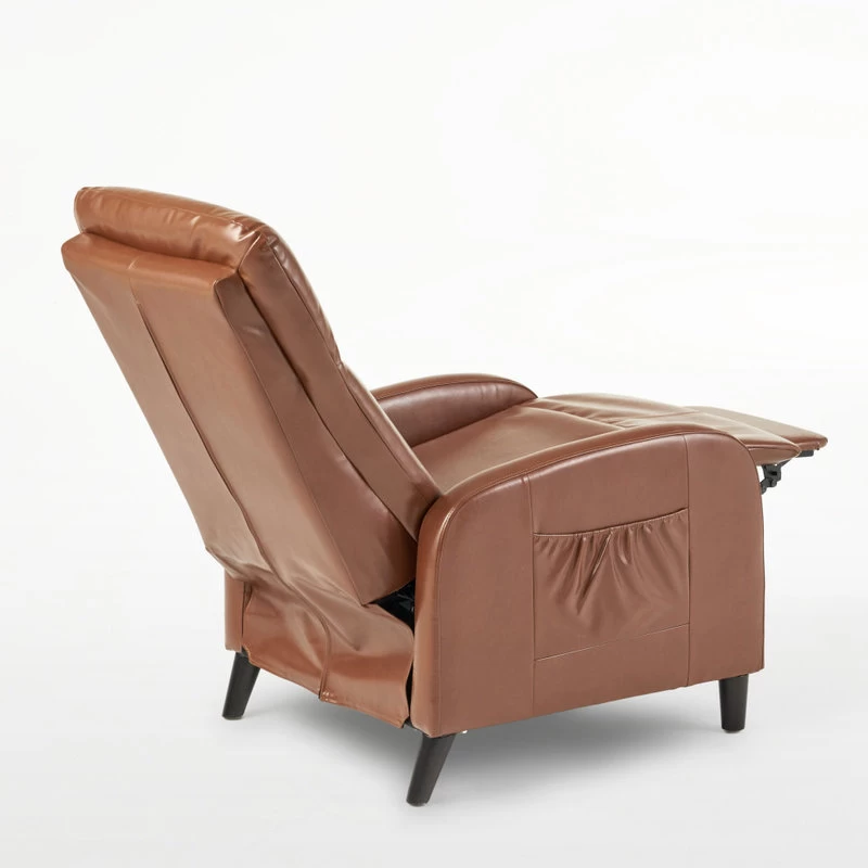 GDF Studio Trenton Leather Recliner, Hazelnut - Image 8