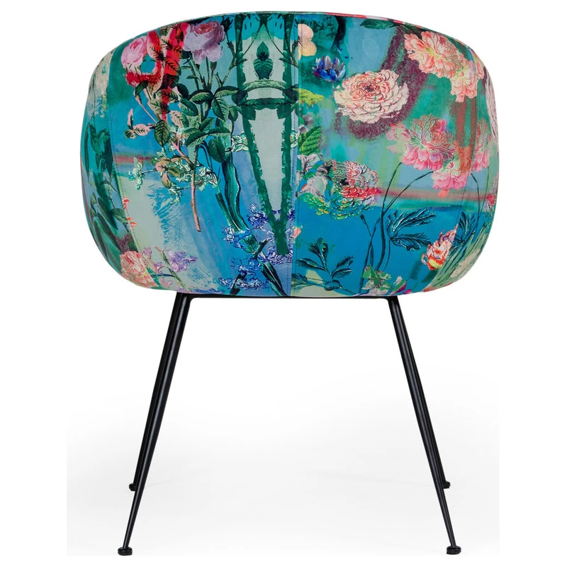 The Dahlia Dining Chair, Multi-colored, Velvet - Image 2