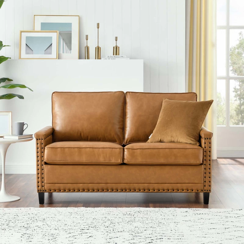 Ashton Loveseat, Tan - Image 2