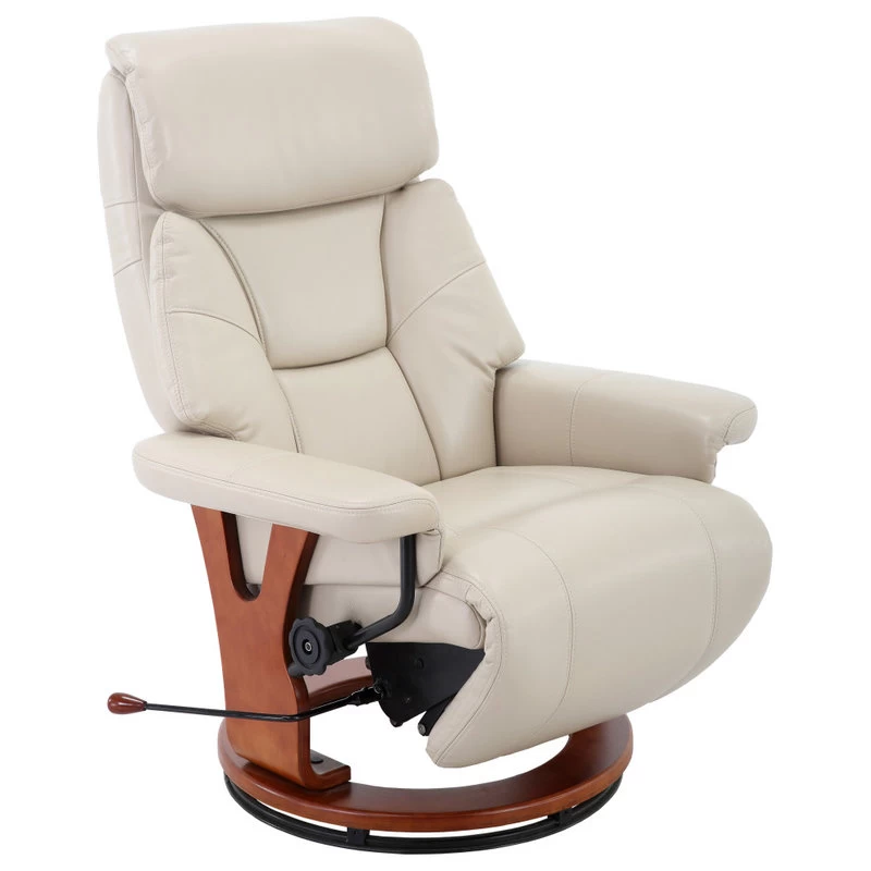 Bishop Recliner Cobblestone Air Leather - Image 4