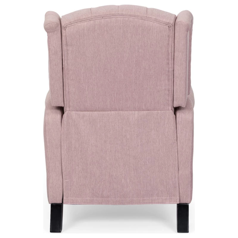 Parquet Contemporary Tufted Fabric Push Back Recliner - Image 6