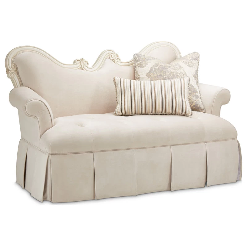 Lavelle Classic Pearl Settee, Ivory - Image 3