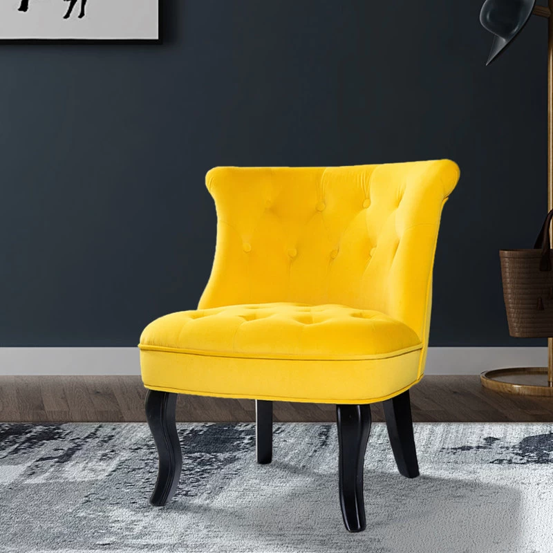 Jane Accent Chair, Yellow - Image 2