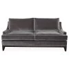 78" Dallas Sofa, Charcoal Performance Velvet
