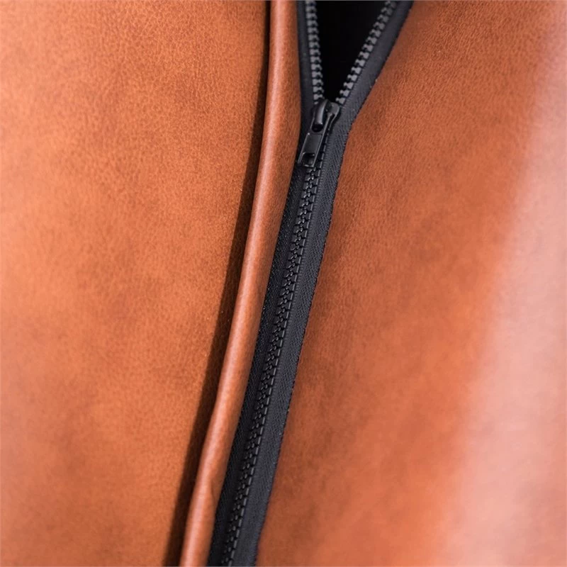 Lauren Leather 2 Piece Sectional In Camel - Image 5