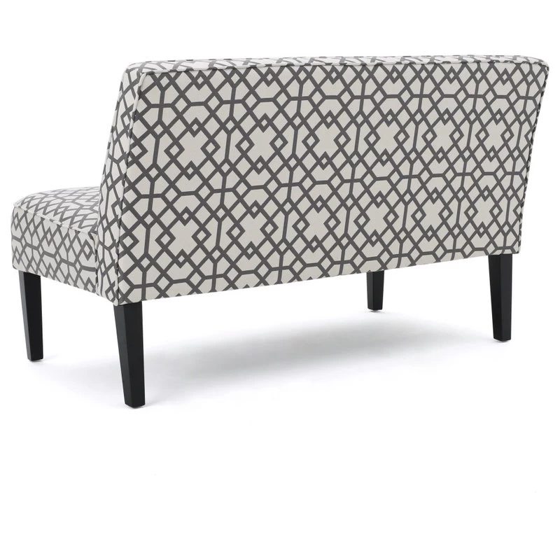 Charlotte Modern Fabric Loveseat - Image 9