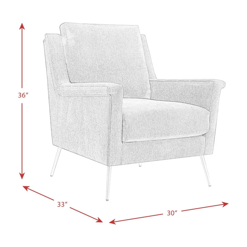 Picket House Furnishings Lincoln Accent Chair In Blush - Image 4