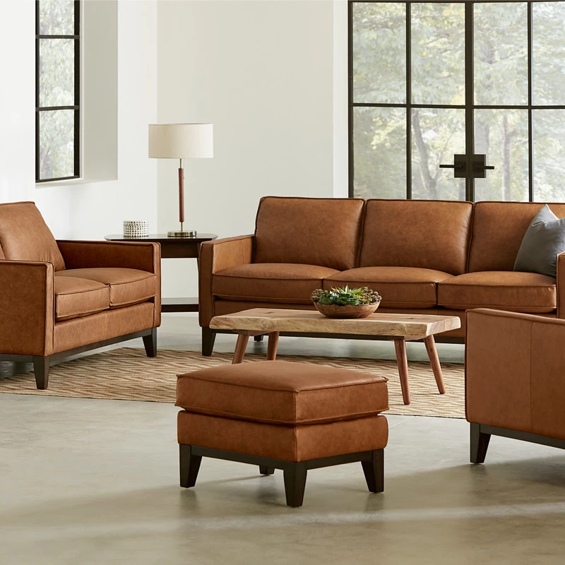 Pimlico 100% Top Grain Leather Sofa - Image 3