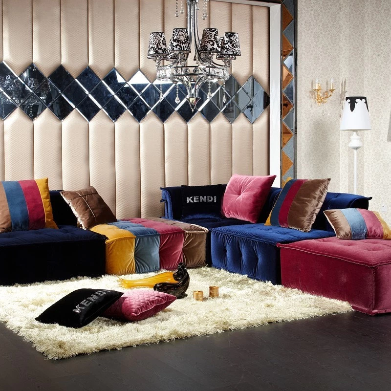 Dubai Transitional Fabric Sectional Sofa - Image 4