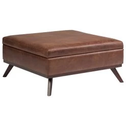 Owen Square Coffee Table Storage Ottoman