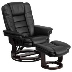 Flash Furniture Black Bonded Leather Recliner