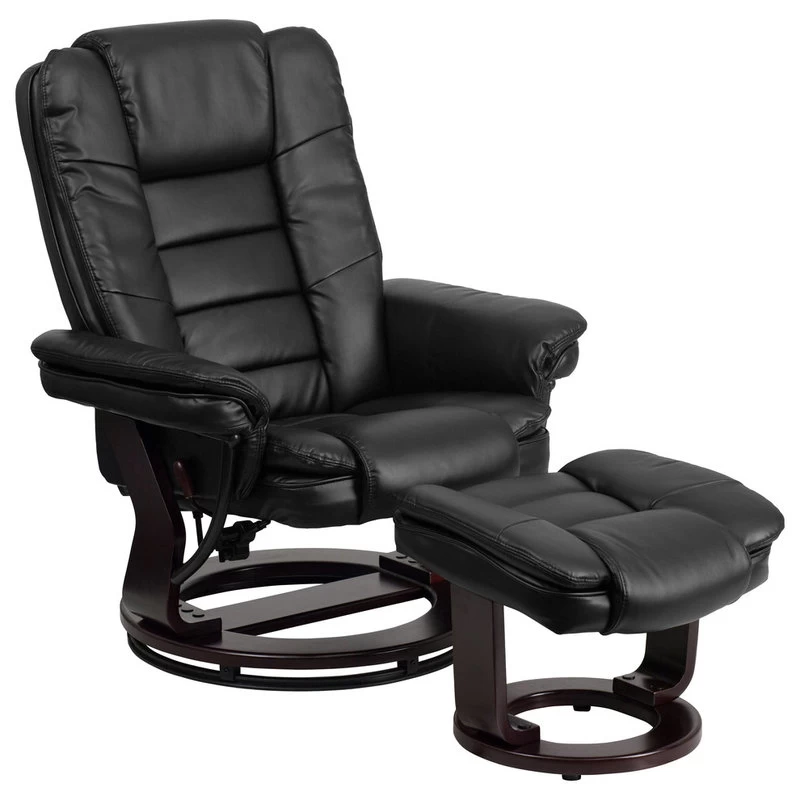 Flash Furniture Black Bonded Leather Recliner