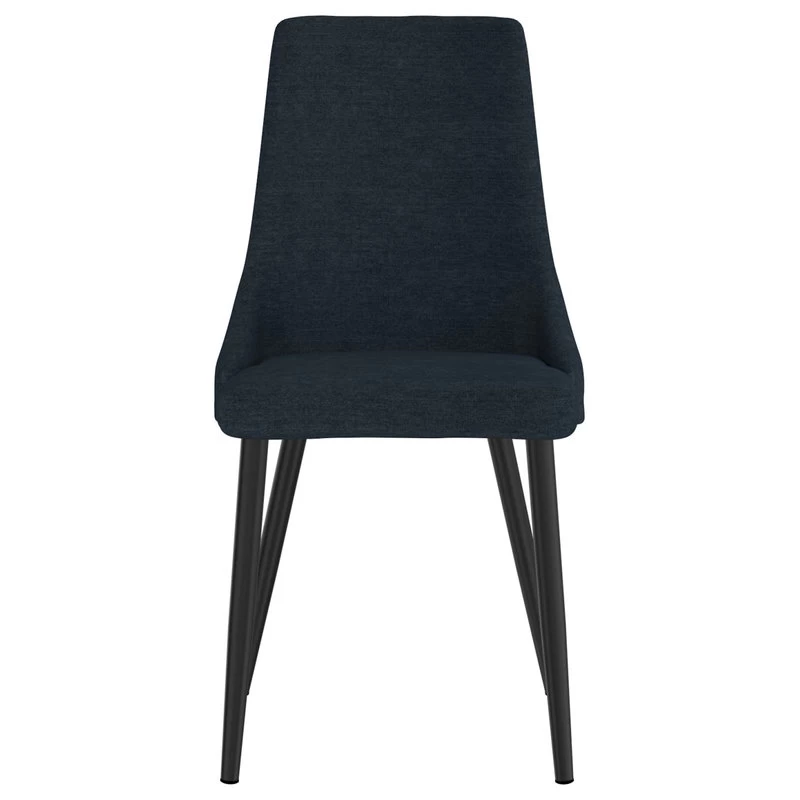 The Lofton Dining Chair, Blue, Fabric, Set Of 2 - Image 4