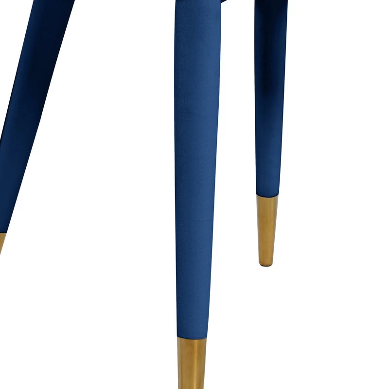The Prescott Dining Chair, Navy, Velvet - Image 6
