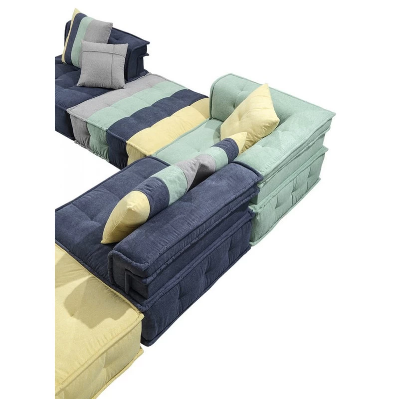 Divani Casa Dubai The Second Modern Fabric Sectional Sofa - Image 4