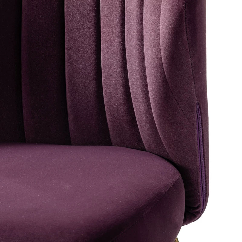 The Audrey Dining Chair, Velvet, Set Of 2, Purple - Image 7