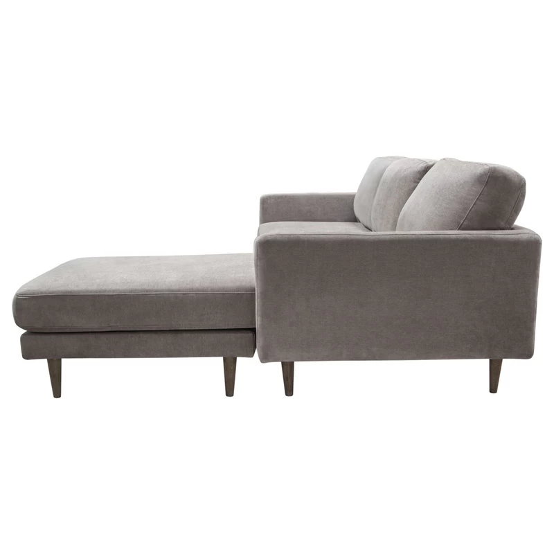 Kelsey Reversible Chaise Sectional In Grey Fabric By Diamond Sofa - Image 7