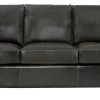 Modern Track Arm Leather Sofa