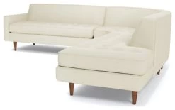Apt2B Monroe 3-Piece Sectional Sofa, Buckwheat, Chaise On Right