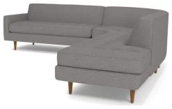 Apt2B Monroe 3-Piece Sectional Sofa, Ash, Chaise On Right
