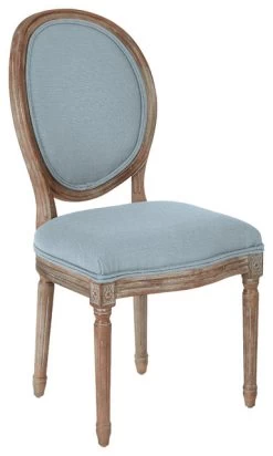 Lillian Oval Back Chair, Klein Sea